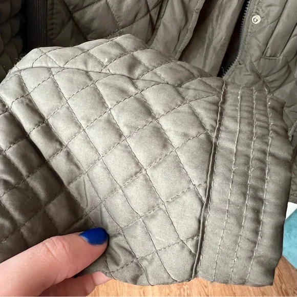 Me Jane Green Quilted Zip Up Jacket - Picture 3 of 9